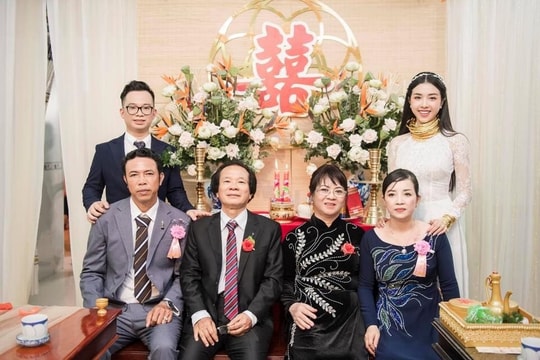 Loạt hình ảnh tại đám cưới Á hậu Thúy An và hội chị em toàn bông hậu cũng có mặt