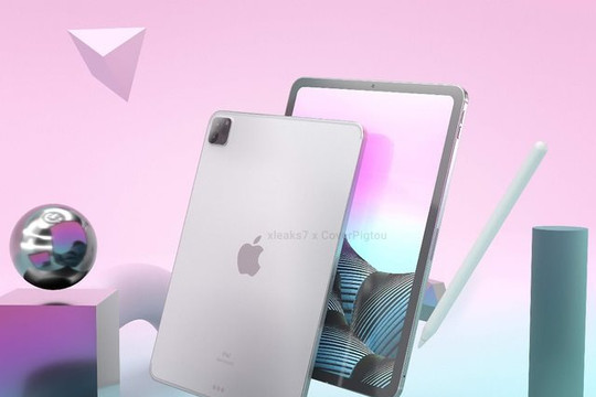 Lộ loạt ảnh thiết kế của iPad Pro 2021: 3 camera 'siêu to', màn hình mini-LED 'xịn sò'