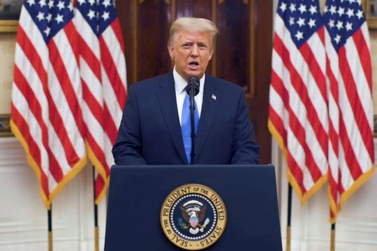Tổng thống Trump gửi thông điệp chia tay tới người dân Mỹ  