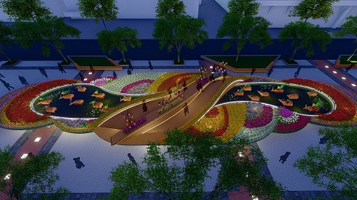 Đường hoa Nguyễn Huệ 2021: Hé lộ thiết kế độc đáo của linh vật