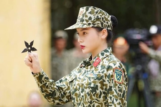 Loạt hình ảnh cực ngầu của Hoa hậu Kỳ Duyên trong “Sao nhập ngũ”