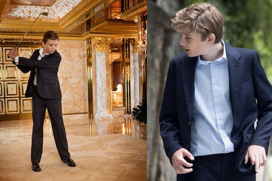Rời Nhà Trắng nhưng cậu út Barron Trump vẫn là 'Hoàng tử' khi ở biệt thự dát vàng 3.600 tỷ đồng