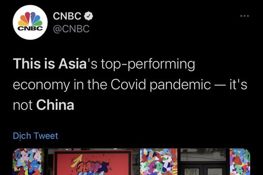 CNBC: Kinh tế Việt Nam tăng trưởng mạnh nhất châu Á