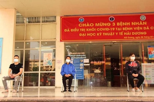 3 bệnh nhân Covid-19 đầu tiên ở tâm dịch Hải Dương khỏi bệnh