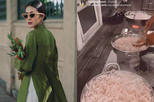 Hà Tăng tất bật làm mứt dừa chuẩn bị đón Tết, đảm đang thế này không khen sao được!