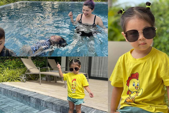 Gia đình Thanh Thảo du lịch ở resort Vũng Tàu, khoe luôn loạt ảnh con gái Talia quá dễ thương