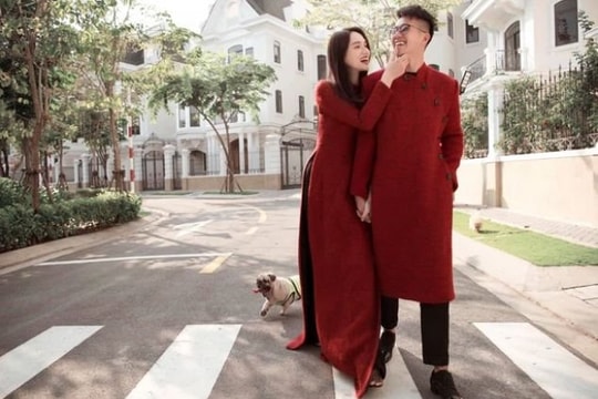 Lần đầu tiên Hương Giang và bạn trai cùng nhau đón Tết