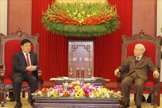 Tổng Bí thư, Chủ tịch nước tiếp Bộ trưởng Bộ Công an Trung Quốc