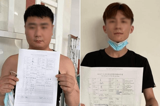 Truy tìm khẩn cấp 2 người đàn ông quốc tịch Trung Quốc bỏ trốn khỏi khu cách ly 
