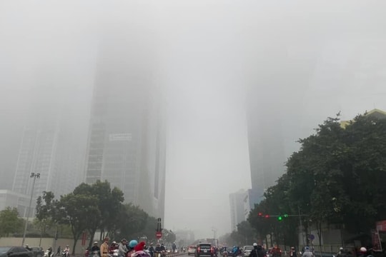 Bắc Bộ tiếp tục duy trì trạng thái thời tiết có mưa phùn, sương mù