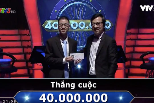 Quán quân 'Đường lên đỉnh Olympia' có pha bẻ lái khôn ngoan ở câu hỏi số 13 của 'Ai là triệu phú'