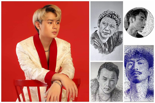 Hotboy 9x bất ngờ nổi tiếng nhờ biệt tài ký họa độc đáo kiếm trăm triệu mỗi tháng  