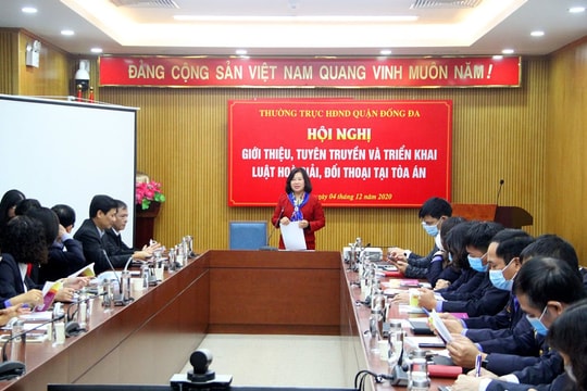 TANDTC thành lập 7 đoàn kiểm tra công tác triển khai thi hành Luật Hòa giải, đối thoại tại Tòa án