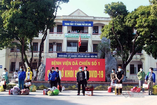 Giải thể Bệnh viện dã chiến số 1 tại Hải Dương