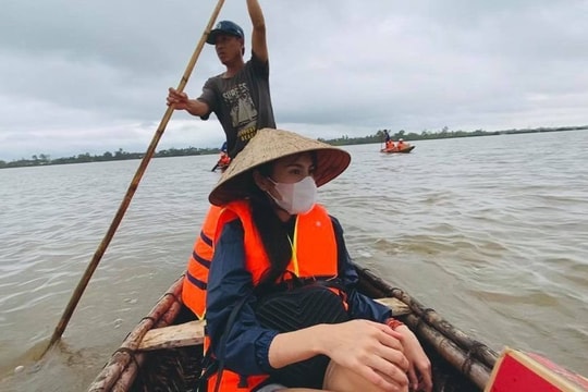 Thuỷ Tiên công bố hình ảnh xây dựng 10 nhà chống lũ cho bà con miền Trung