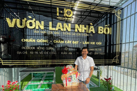 Nghệ nhân Hồng Quân: Từ bỏ sự nghiệp kinh doanh để trồng lan