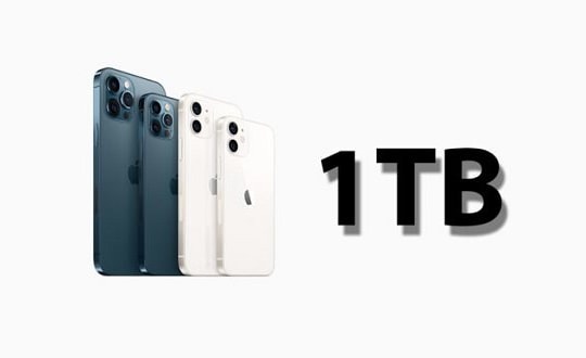 iPhone 13 sẽ có bộ nhớ tối đa 1 TB