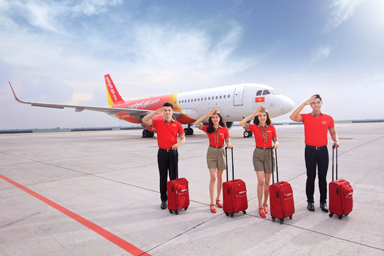 Vietjet "xông đất" sân bay Vân Đồn năm mới Tân Sửu