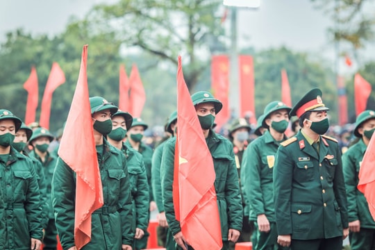 Nam Định: Hơn 2.500 thanh niên lên đường nhập ngũ