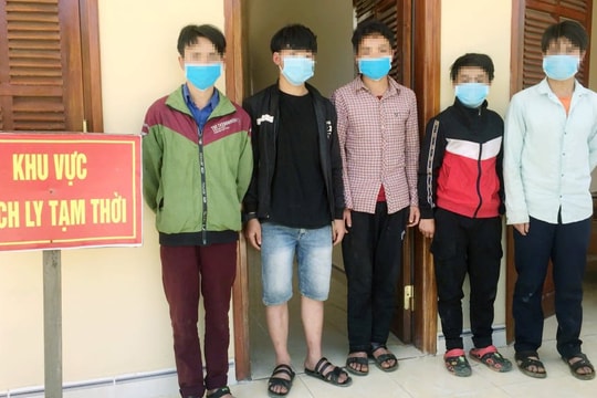 Phát hiện 5 người vượt biên trái phép từ Lào vào Quảng Nam