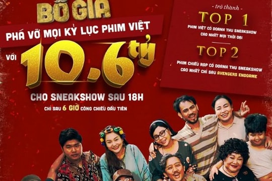 "Bố Già" phá vỡ mọi kỷ lục phim Việt cán mốc 10,6 tỷ đồng sau 6 giờ công chiếu