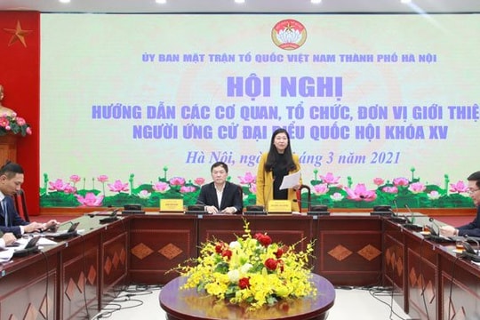 Hà Nội: 14 đại biểu Quốc hội được phân bổ do trung ương giới thiệu