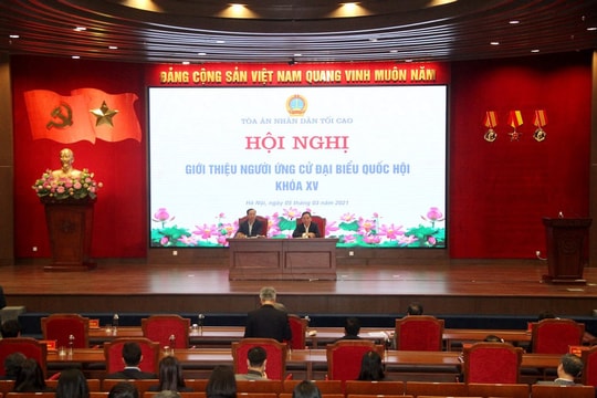 Chỉ thị của Chánh án TANDTC về tổ chức thực hiện bầu cử đại biểu Quốc hội khóa XV và đại biểu HĐND các cấp nhiệm kỳ 2021-2026