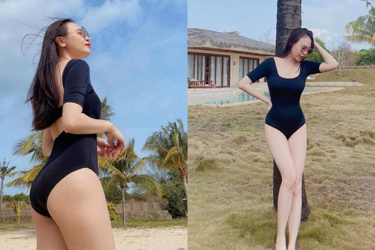 Cường Đô La đăng ảnh khóa môi vợ dưới bể bơi, Đàm Thu Trang hưởng ứng bằng ảnh diện bikini: 'Liệu có thon gọn như mong đợi'?