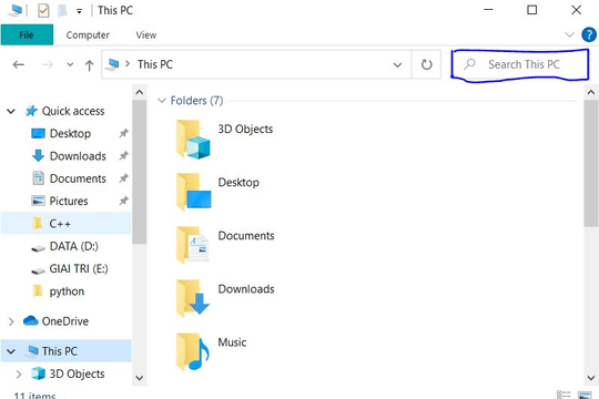 ‏Cách sử dụng chức năng tìm kiếm file trên Windows 7/ 8/10‏