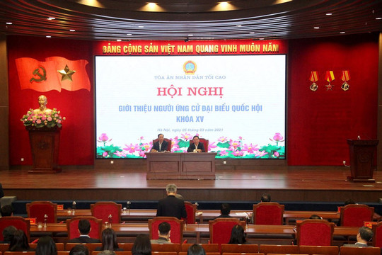 Chỉ thị của Chánh án TANDTC về tổ chức thực hiện bầu cử đại biểu Quốc hội khóa XV và đại biểu HĐND các cấp nhiệm kỳ 2021-2026