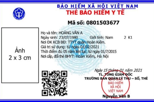 Ngành BHXH Việt Nam sẵn sàng cho công tác cấp thẻ BHYT mẫu mới từ ngày 01/4/2021
