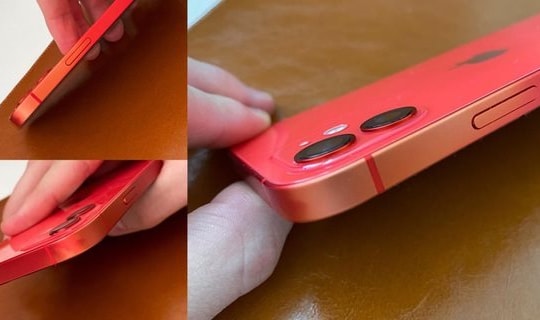 Cạnh viền iPhone 12 có hiện tượng phai màu