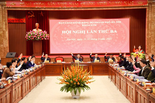 Thành ủy Hà Nội ban hành 10 chương trình công tác toàn khóa
