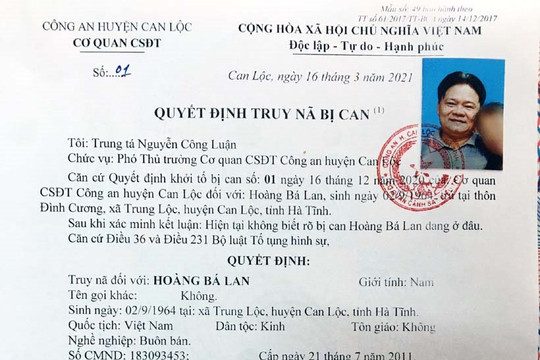 Truy nã gã đàn ông làm "chuyện người lớn" với bé gái