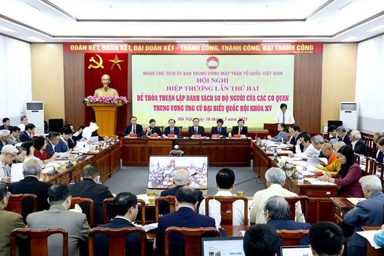 205 người do các cơ quan ở Trung ương giới thiệu ứng cử đại biểu Quốc hội được tín nhiệm 100%
