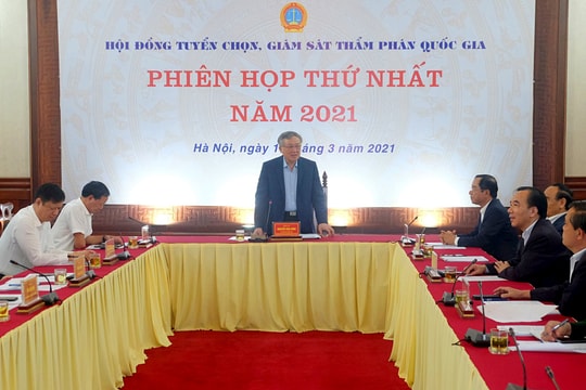 Họp Hội đồng tuyển chọn, giám sát Thẩm phán quốc gia
