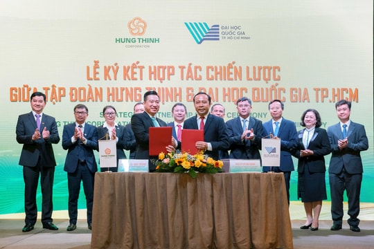 Tập đoàn Hưng Thịnh và Đại học Quốc Gia Tp. HCM ký kết hợp tác chiến lược
