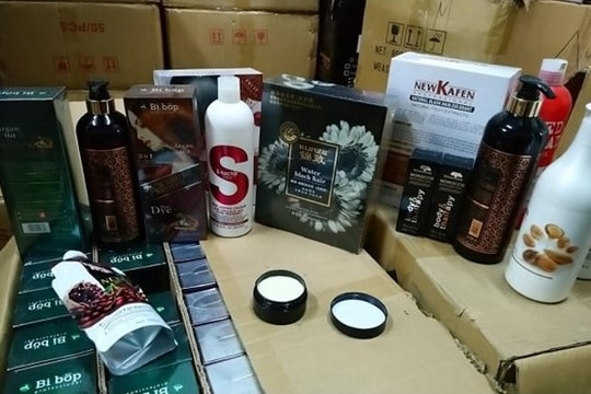 Hà Nội: Tạm giữ lô mỹ phẩm nhãn hiệu Bibop có giá trị gần 4,4 tỷ đồng