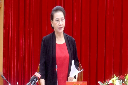 Chủ tịch Quốc hội: Kiên Giang cần tăng cường kiểm soát đường mòn, lối mở trước và trong bầu cử