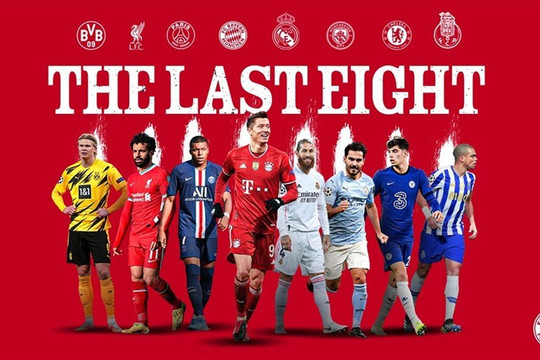 Tứ kết Champions League 2020-21 những cặp đấu kinh điển được gọi tên