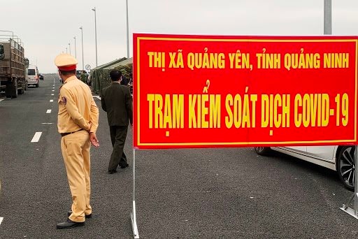 Quảng Ninh tạm dừng hoạt động các chốt kiểm soát dịch Covid-19