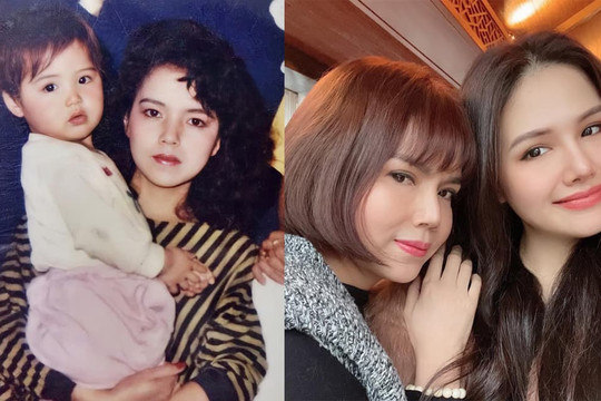 Phanh Lee khoe ảnh mẹ 29 năm trước, hoá ra thần thái phu nhân đều là do di truyền