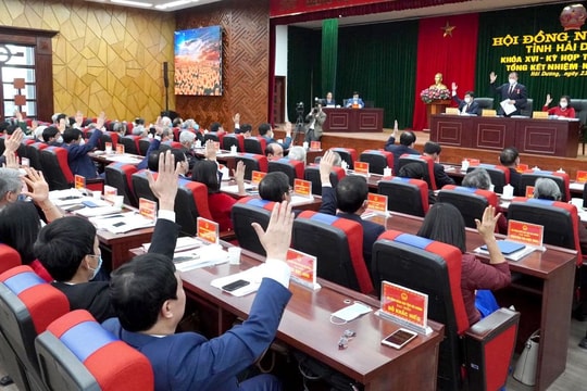 Bí thư Hải Dương trúng cử Chủ tịch HĐND tỉnh với số phiếu tuyệt đối