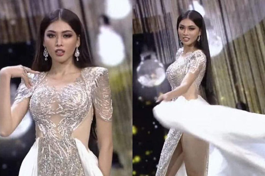 Ngọc Thảo thần thái đỉnh cao trong trang phục dạ hội: 2 tiếng 'Việt Nam' được hô vang trên đấu trường quốc tế