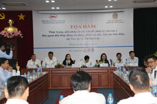 TAND TP Hồ Chí Minh và Hiệp hội Ngân hàng Việt Nam toạ đàm xử lý nợ xấu của các tổ chức tín dụng
