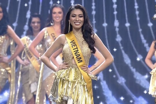 Nguyễn Lê Ngọc Thảo dừng chân ở Top 20 trong đêm chung kết Miss Grand International 2020