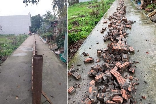 Hải Phòng: Phá bỏ bức tường ngăn dôi ngõ đi