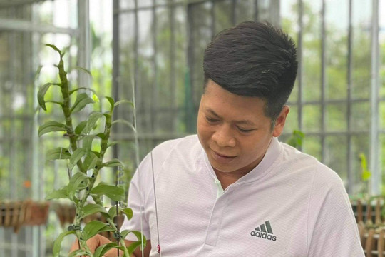 Doanh nhân Nguyễn Tuấn Trung: Từ chủ shop quần áo bén duyên với nghề trồng hoa lan