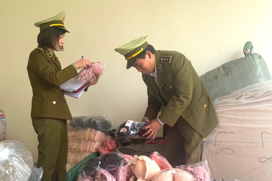 Sơn La: Thu giữ lượng lớn hàng hóa vi phạm nhãn phụ, nguồn gốc xuất xứ