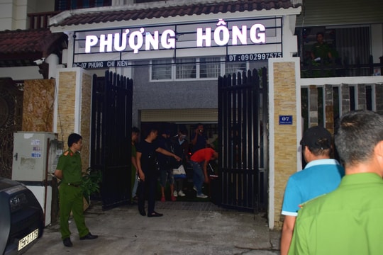 Tạm giữ hình sự đối với 14 đối tượng tổ chức sử dụng trái phép chất ma túy